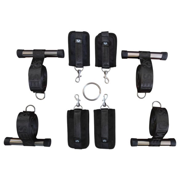 Sei Mio - σταυρός bondage για πόρτα - μαύρο