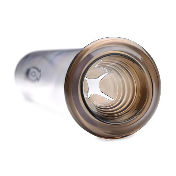 Tom Heavy Duty - αντλία πέους με μεταλλική αντλία - διαφανές