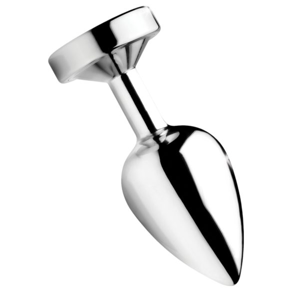 Booty Sparks - πρωκτική σφήνα με φως - μεγάλη - ασημί