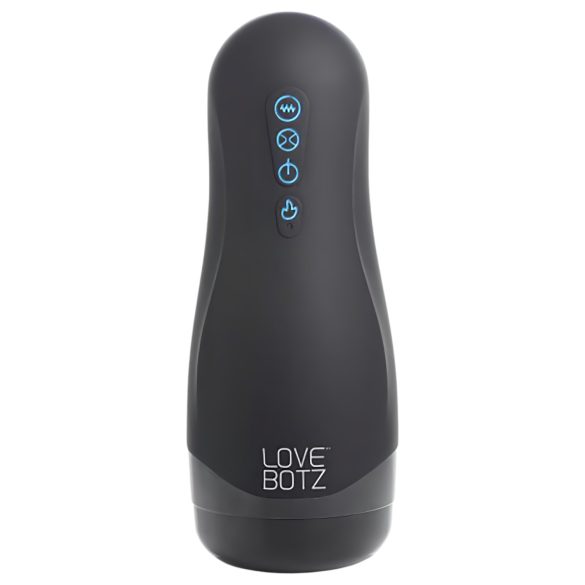 Lovebotz Auto Milker - αδιάβροχος δονητικός αυνανιστής (μαύρο)