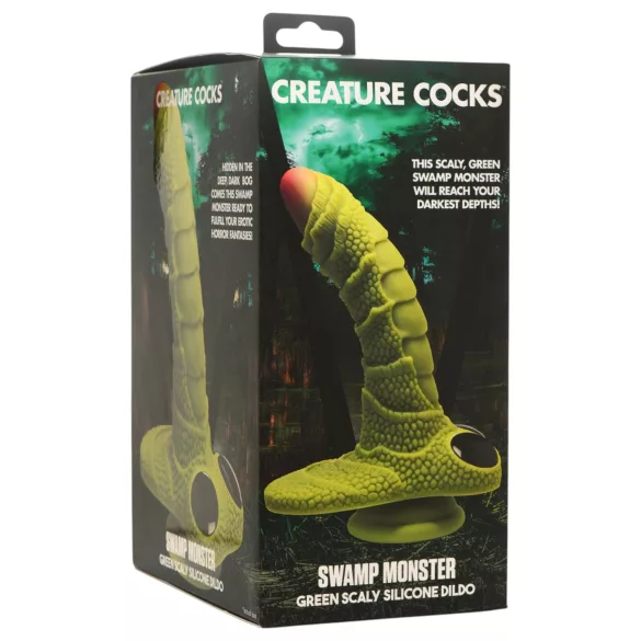 Creature Cocks - δονητής τέρας - ρεαλιστικός δεινόσαυρος - πράσινο