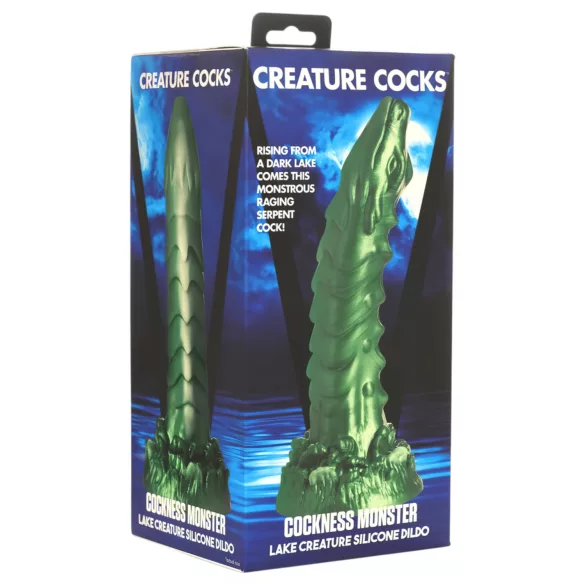 Creature Cocks Cockness Monster - δονητής σιλικόνης - πράσινο