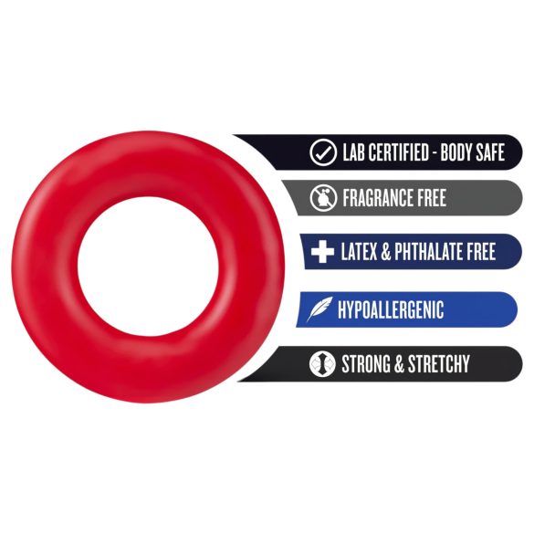 Stay Hard - σετ δαχτυλίδια πέους - κόκκινο