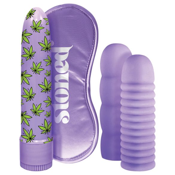 Σέτ Δονητών Stoner Bonga Bunga (4 τεμάχια) - Μωβ