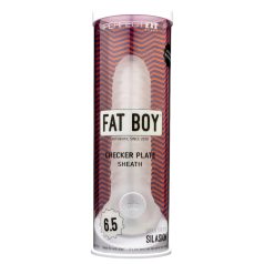   Fat Boy Checker Box - επένδυση πέους (17cm) - λευκό