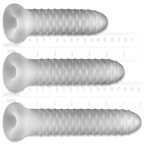 Fat Boy Checker Box - επένδυση πέους - 19εκ - λευκό