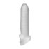 Fat Boy Micro Ribbed - Πέος μανδύας (17εκ) - Λευκός
