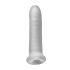 Fat Boy Micro Ribbed - Πέος μανδύας (17εκ) - Λευκός