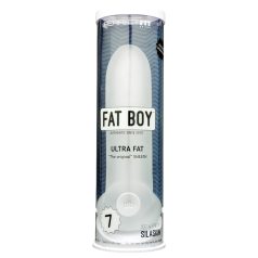   Fat Boy Original Ultra Fat - κάλυμμα πέους - λευκό 19cm