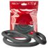 Perfect Fit Ultra Wrap - σετ παχιά δακτύλια πέους - μαύρο (3 τεμ)