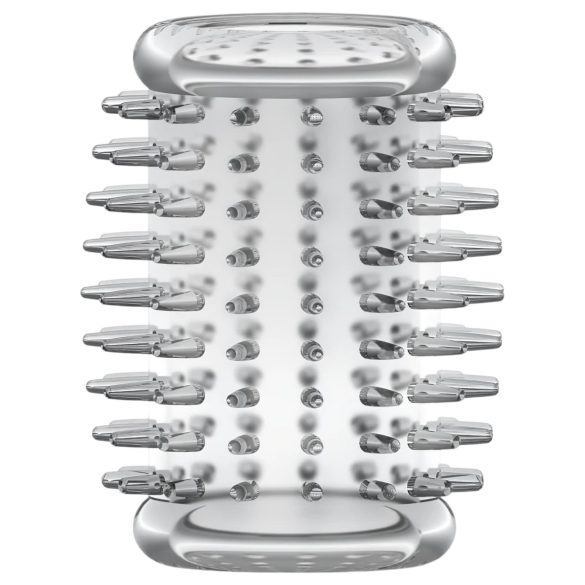 Stay Hard - δαχτυλίδι πέους με αγκάθια - διαφανές