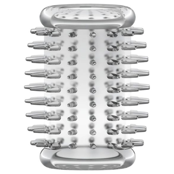 Stay Hard - δαχτυλίδι πέους με αγκάθια - διαφανές