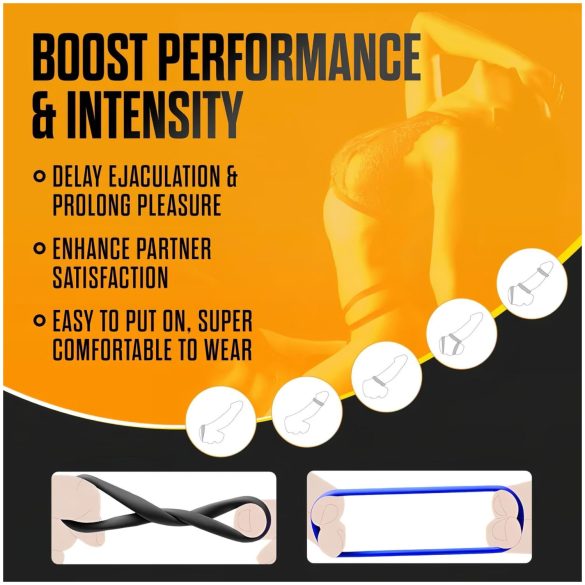 Stay Hard - σετ δαχτυλίδια πέους - 3 τεμάχια - πολύχρωμα