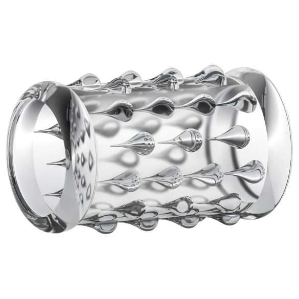 Stay Hard - δακτύλιος πέους με μπίλιες - διάφανο