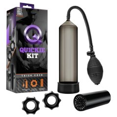   Quickie Kit - αντλία πέους σετ - παχύς - 4 τεμάχια
