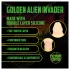 Ouch! Golden Alien Invader - σιλικονούνος δονητής φαντασίας (χρυσό)