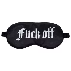   Ouch! - σατέν μάσκα ύπνου "Fuck Off" (μαύρη)