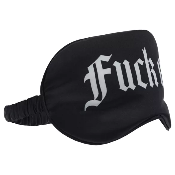 Ouch! - σατέν μάσκα ύπνου "Fuck Off" (μαύρη)