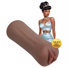   XKIN Beauty Queen Lulu - ρεαλιστικός τεχνητός κόλπος μαλακός onahole (σκούρο φυσικό χρώμα)