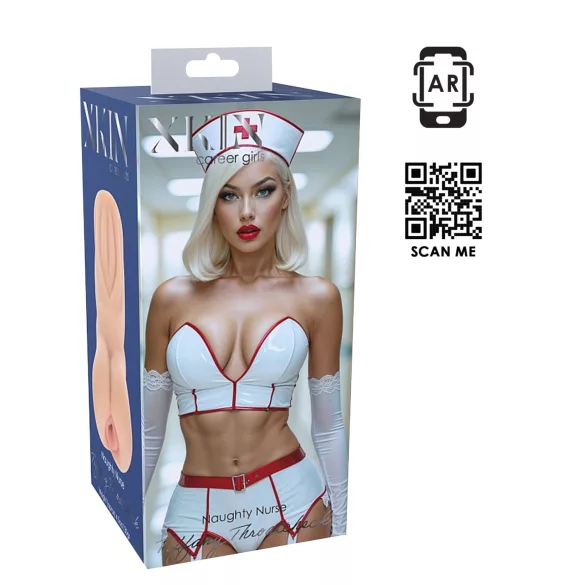 XKIN Tiffany Throatcheck - ρεαλιστικός τεχνητός κόλπος (φυσικό χρώμα)
