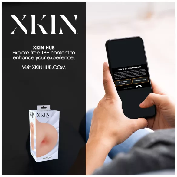 XKIN - ρεαλιστικός ανδρικός ομοίωμα γλουτών - αυνανιστής - M (φυσικό)