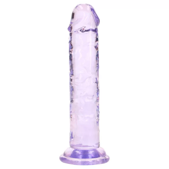 RealRock - ρεαλιστικός δονητής με βεντούζα (μωβ) - 12,7 cm