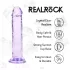 RealRock - ρεαλιστικός δονητής με βεντούζα (μωβ) - 12,7 cm