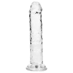   RealRock - ρεαλιστικό dildo με βεντούζα (διάφανο) - 12,7 cm