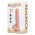 RealRock - δονητής με βεντούζα - ρεαλιστικός δέρμα - 18cm