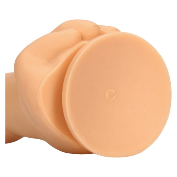 S-Line - δονητής δαχτύλου μέσου - ρεαλιστικός - μπεζ