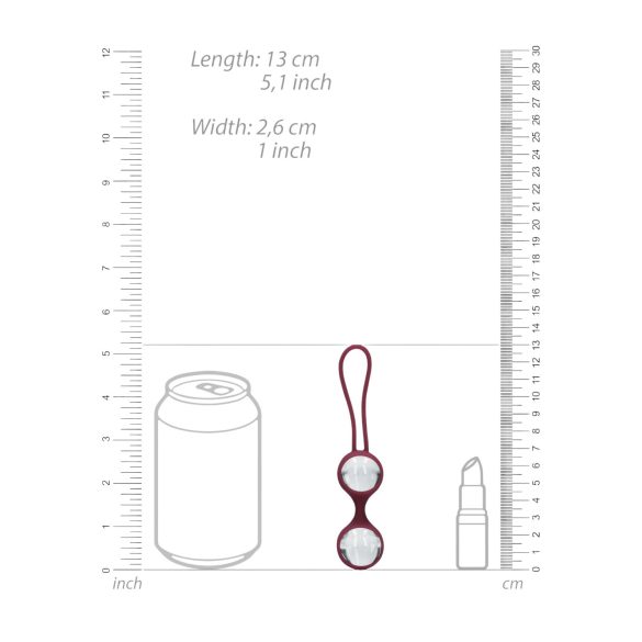 Loveline (S)explore - σετ σεξουαλικών παιχνιδιών για γυναίκα - κόκκινο