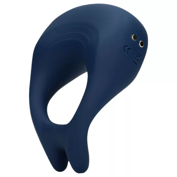 Loveline - δονούμενο δαχτυλίδι πέους με μπαταρία - μπλε