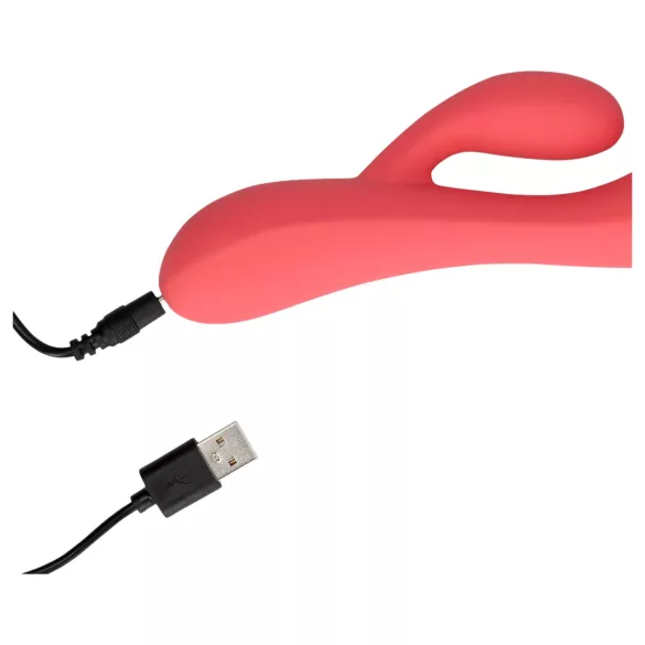 Loveline - δονητής με βραχίονα για κλειτορίδα - επαναφορτιζόμενος αδιάβροχος ροζ