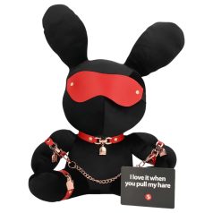   Bondage Rabbit - ολόσωμη στολή BDSM κουνελάκι - μαύρο