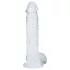 RealRock - ρεαλιστικό dildo με όρχεις (διάφανο) - 12,7 εκ.