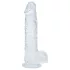 RealRock - ρεαλιστικό dildo με όρχεις (διάφανο) - 12,7 εκ.