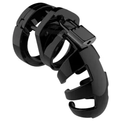   ManCage Model 02 - κλωβός πέους (μαύρος) - 9 εκ.