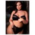 Le Désir Plus Size - Σετ Εσωρούχων 3 Τεμ. - Μαύρο (XL-4XL)