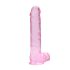 REALROCK - Διαφανές ρεαλιστικό ομοίωμα - Ροζ (22cm)