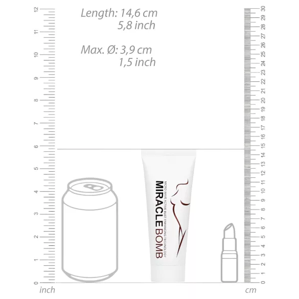 Pharmquests Miracle Bomb - κρέμα στήθους για αύξηση και σύσφιξη - 100ml