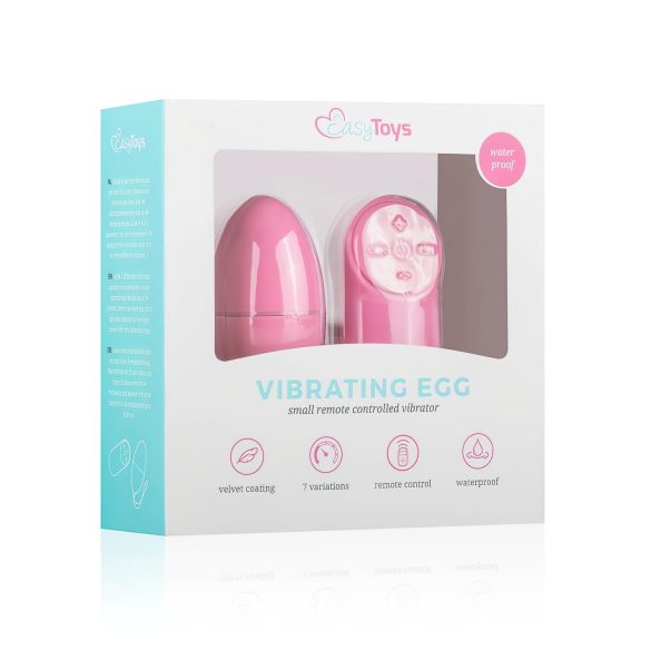 Easytoys - Ραδιοσυχνοτικό Αυγό Δόνησης 7 Ρυθμών (Ροζ)