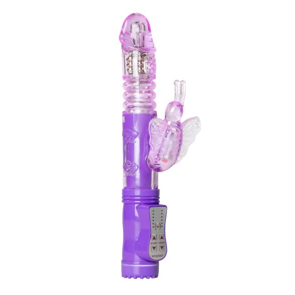 Easytoys Butterfly - περιστρεφόμενος δονητής κίνησης (μωβ)