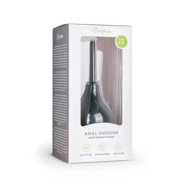 Easytoys - ντουζ πρωκτού - μικρό - μαύρο