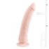 Easytoys - Σιλικόνη δονητής με βεντούζα (21cm) - φυσικό