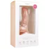 Easytoys - δονητής με όρχεις και βεντούζα - ρεαλιστικός δέρμα 15cm
