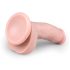 Easytoys - Δονητής με βεντούζα και όρχεις (15cm) - φυσικό