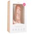 Easytoys - δονητής με βεντούζα και όρχεις (17,5εκ) - φυσικό