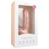 Easytoys - Δονητής με βεντούζα και όρχεις (22,5cm) - φυσικό