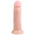 Easytoys - δονητής με βεντούζα ρεαλιστικός - 15,5cm - φυσικό