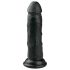 Easytoys - Ρεαλιστικό ομοίωμα με βεντούζα (15,5εκ) - μαύρο